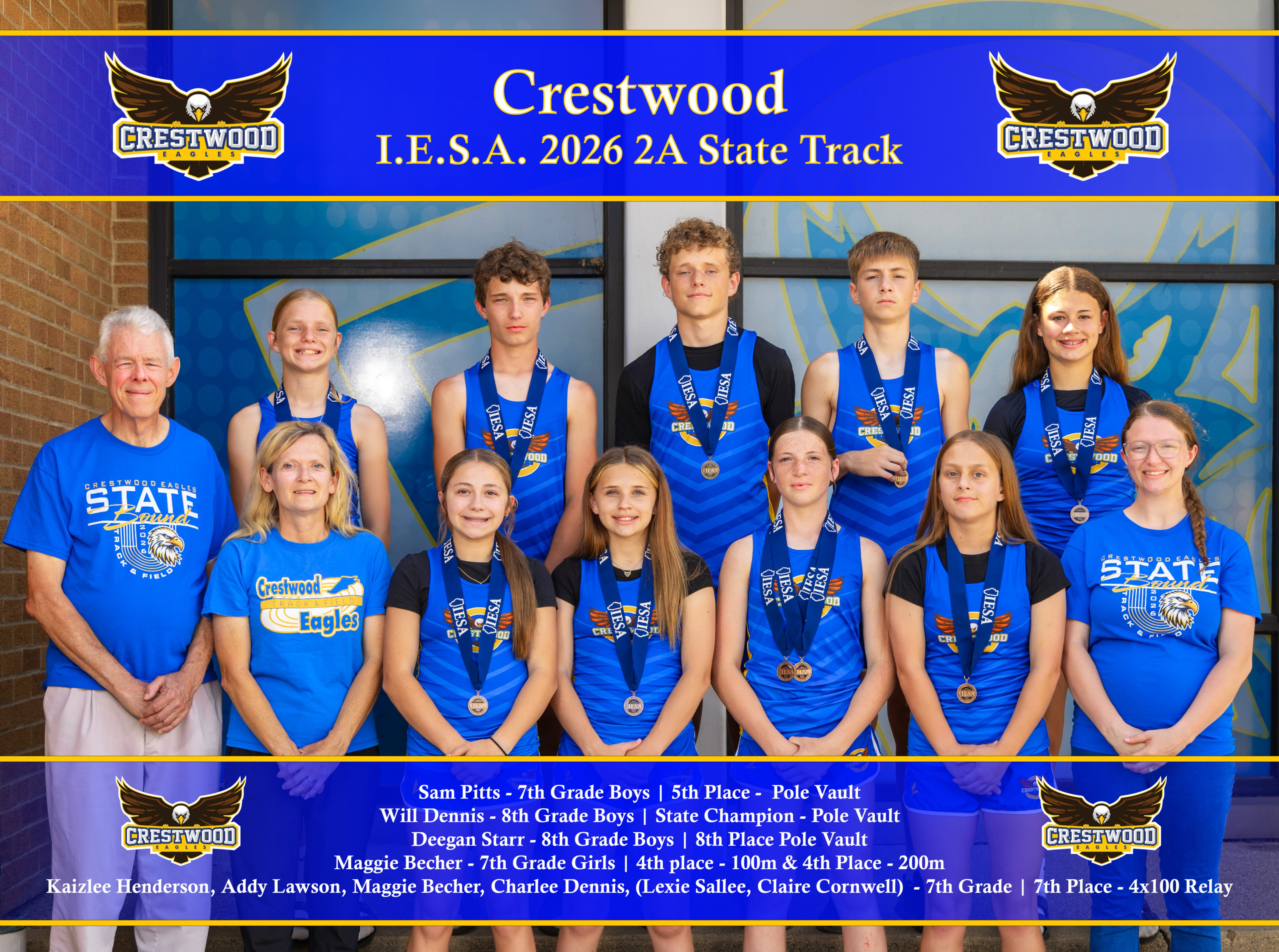 I.E.S.A. 2026 1A State Track